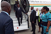Alassane Ouattara au sommet du Conseil de l'Entente à Niamey, mardi